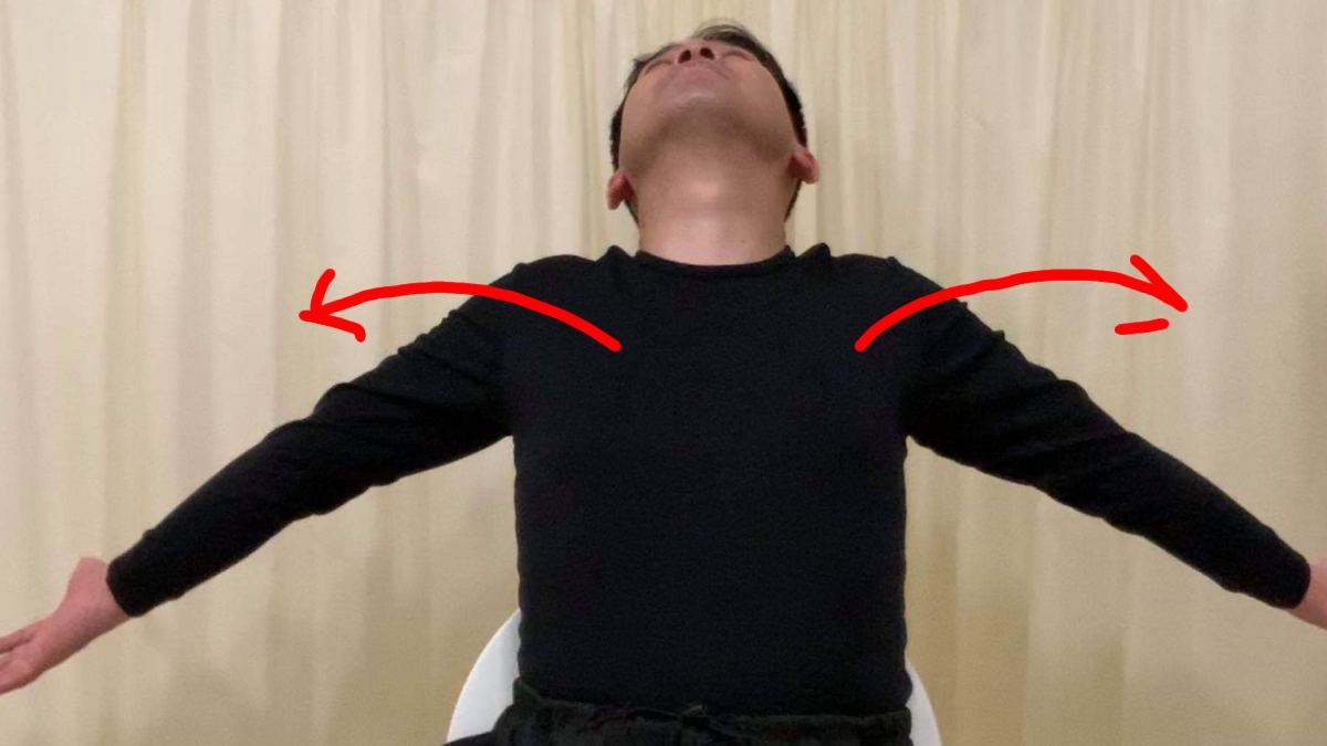 胸腺リンパ節ストレッチ
