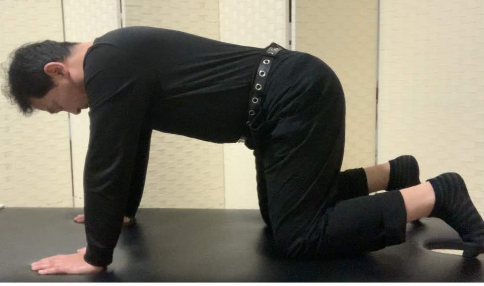 肩関節ゆるみストレッチ1